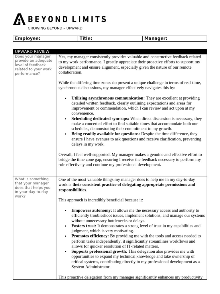 Effective Manager Feedback Strategies | PDF | Mentorship | Leadership