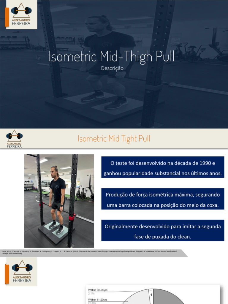 Avaliação do Isometric Mid-Thigh Pull | PDF