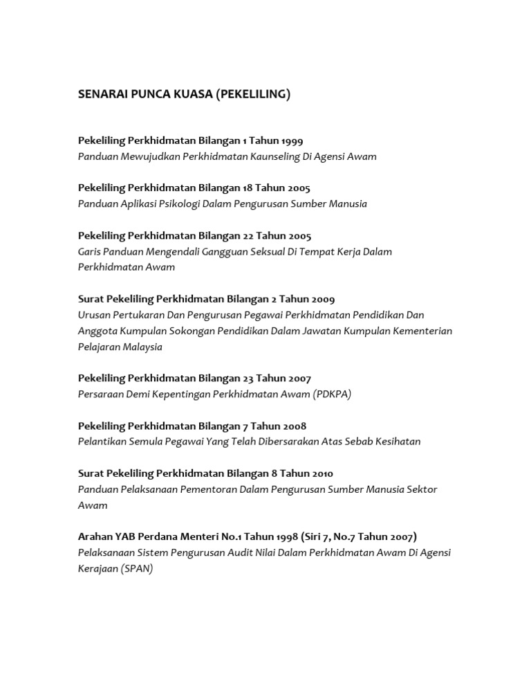 08 Senarai Punca Kuasa (Pekeliling)  PDF