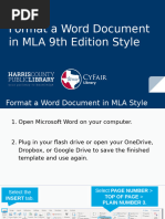 Microsoft Word Essay Formatting Guide | PDF | Paragraph | Microsoft Word