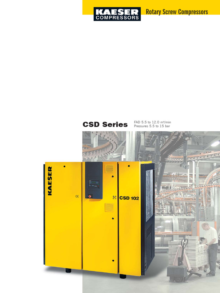 KAESER CSD Series Compressors Overview | PDF | Engines | Machines