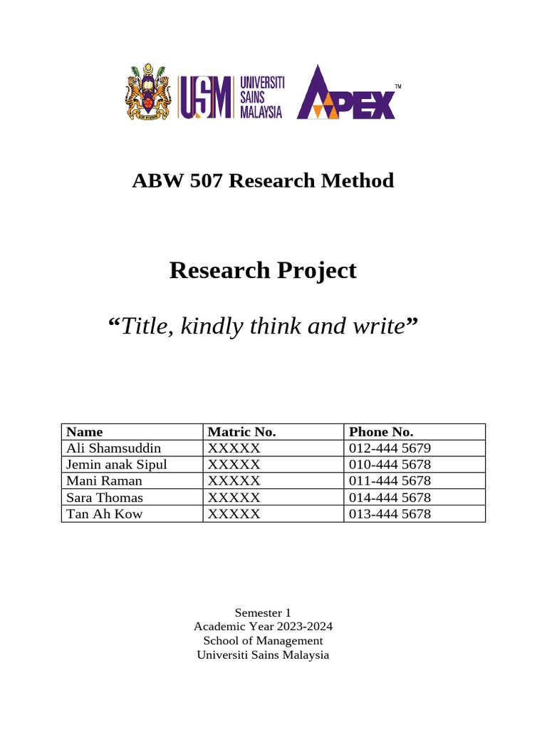 Project Cover | PDF