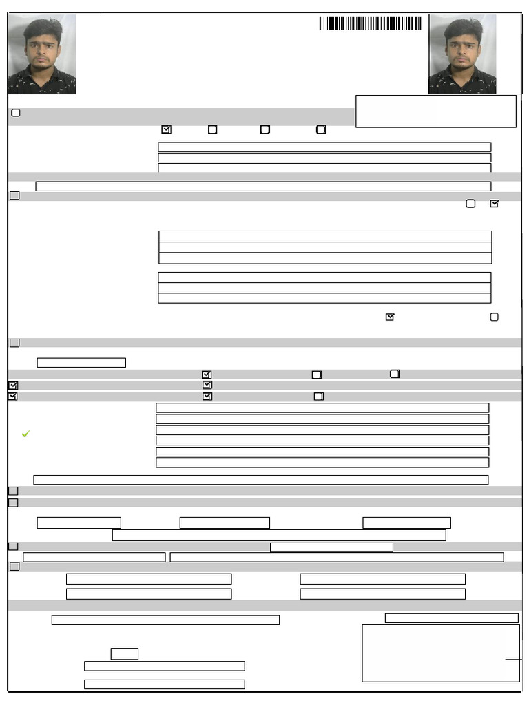 PAN Card Application Form Details | PDF | Access Control | Authentication