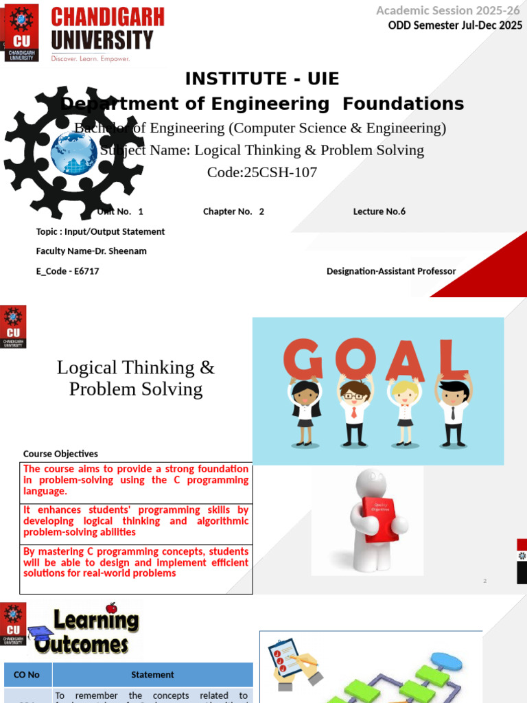I/O Statements in C Programming | PDF | Computer Engineering | Software ...