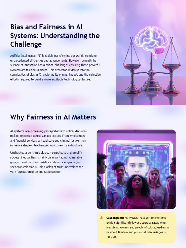 Addressing Bias in AI Systems | PDF | Artificial Intelligence ...