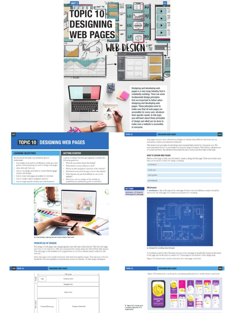Unit 10 Designing Web Pages | PDF