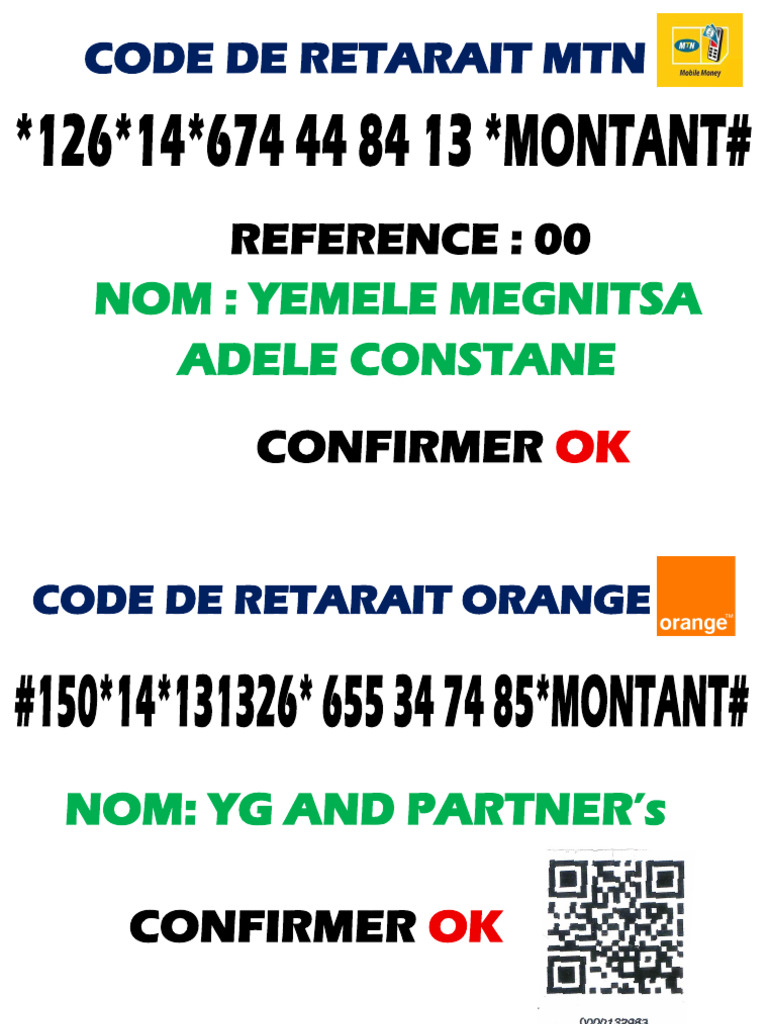 Code de Retarait MTN 3 | PDF