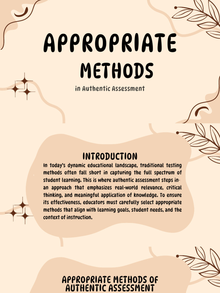 APPROPRIATE-METHODS EDU107 GROUP7 BSEd-ENGLISH-3A | PDF | Educational ...