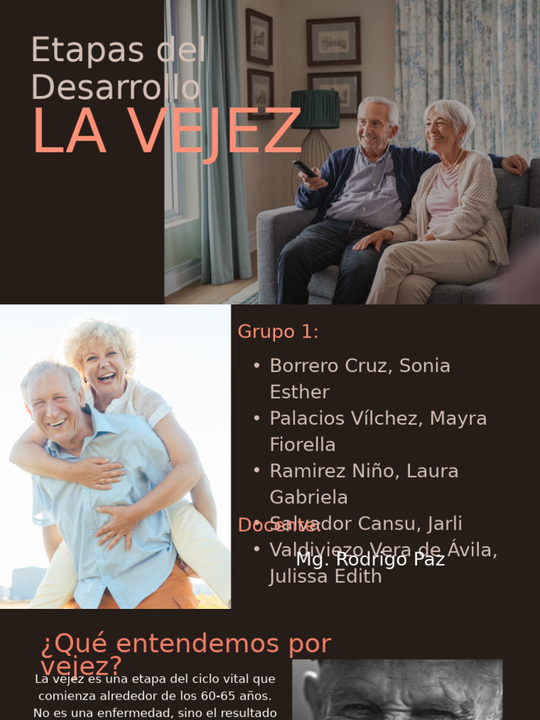 Entendiendo la Vejez y sus Cambios | PDF | Demencia | Enfermedades y