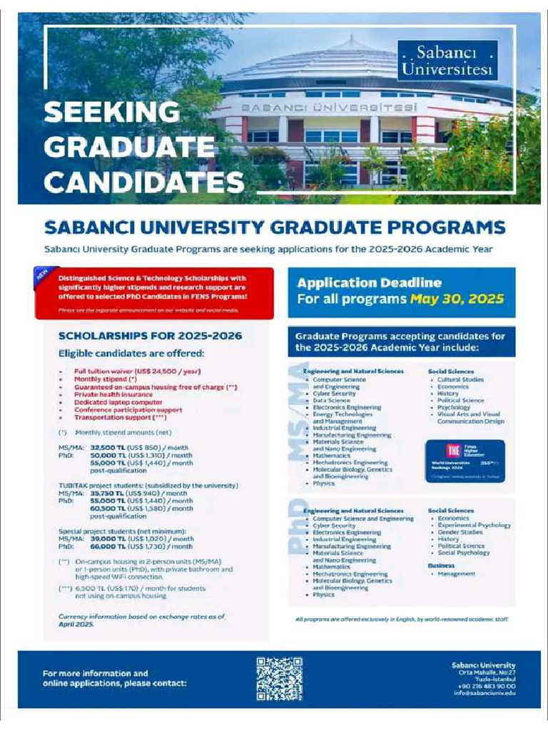 Graduate Scholarship Details About Aboard | PDF