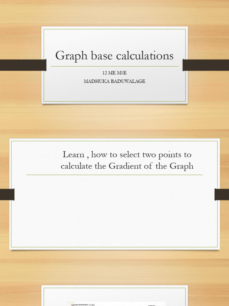 EM Graph Base Calculations 12 ME MSE | PDF