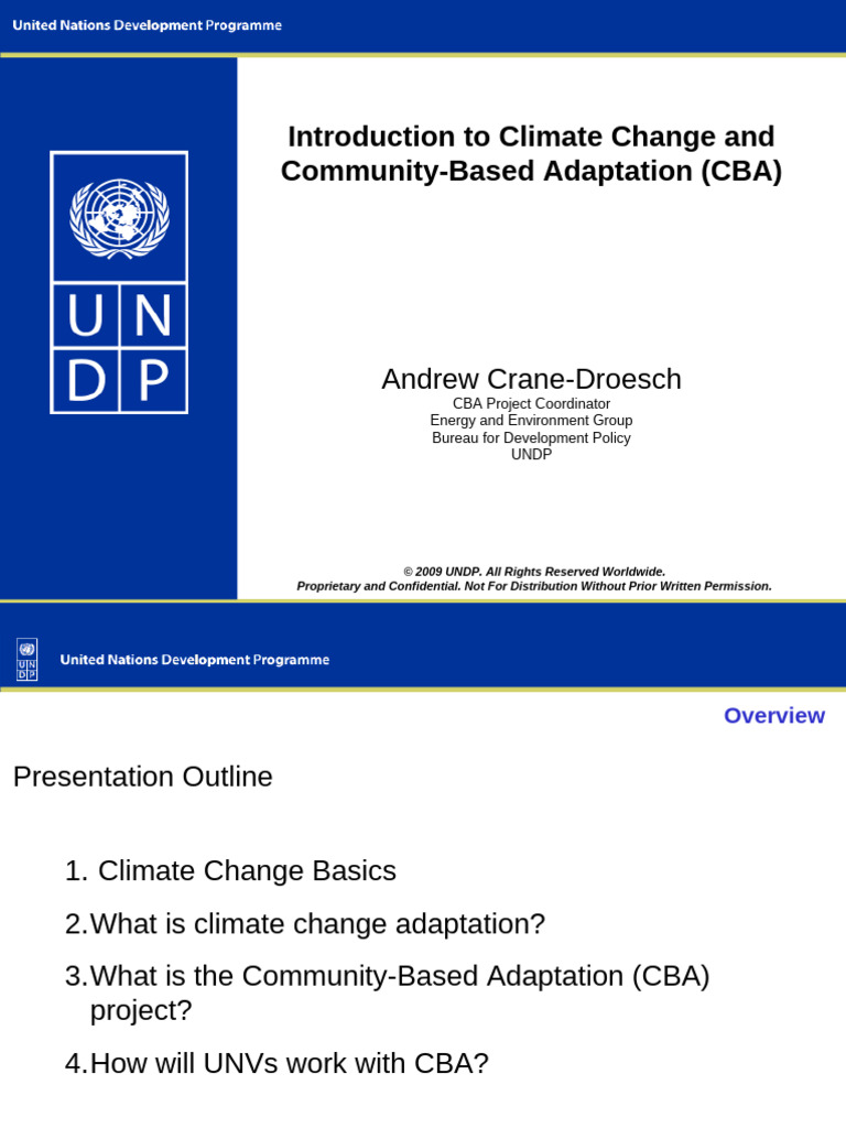Community-Based Adaptation to Climate Change | PDF | Climate Change ...