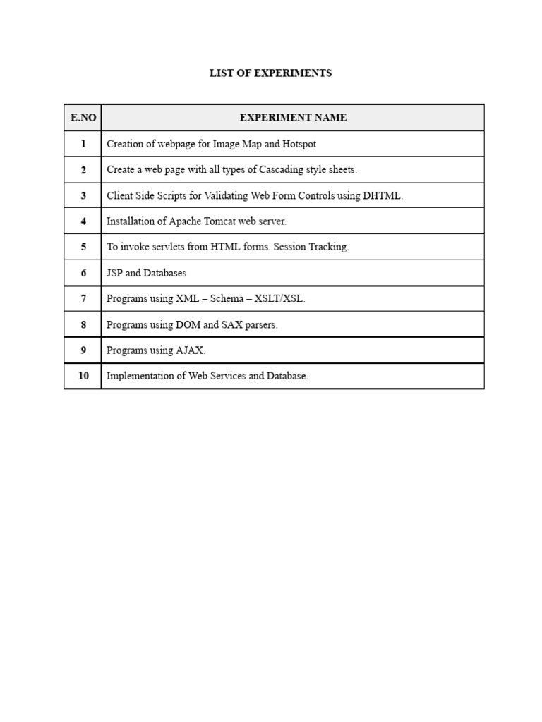 24cset09 - Web Technologies Lab Record | PDF | Dynamic Html | Document ...