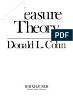 Measure Theory (Cohn)