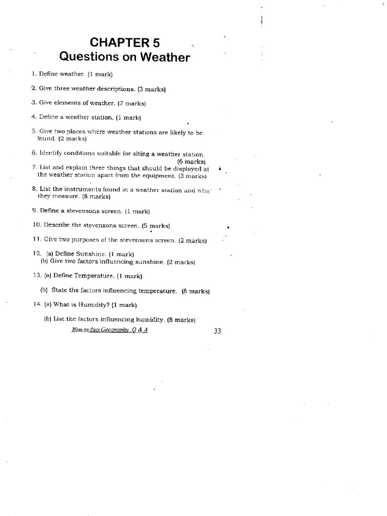 Weather | PDF
