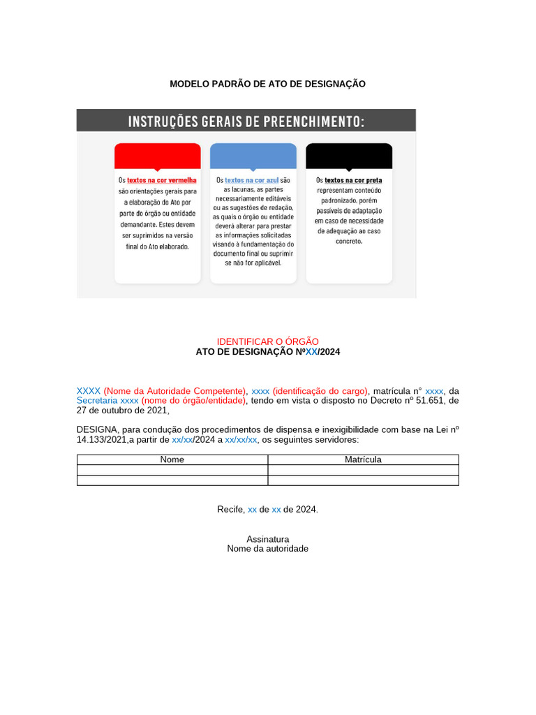 7.2.25. Ato de Designação | PDF