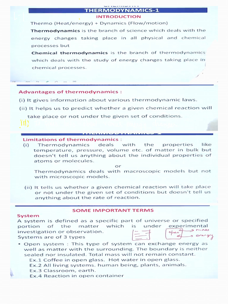Thermodynamics - 1 & 2 | PDF