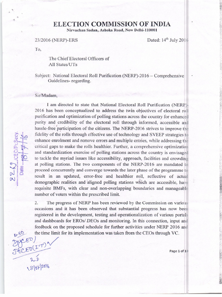 ECI Letter | PDF