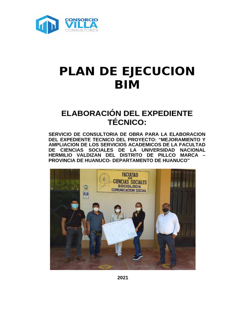 Plan de Ejecución BIM para Proyecto Universitario | PDF | Modelado de ...