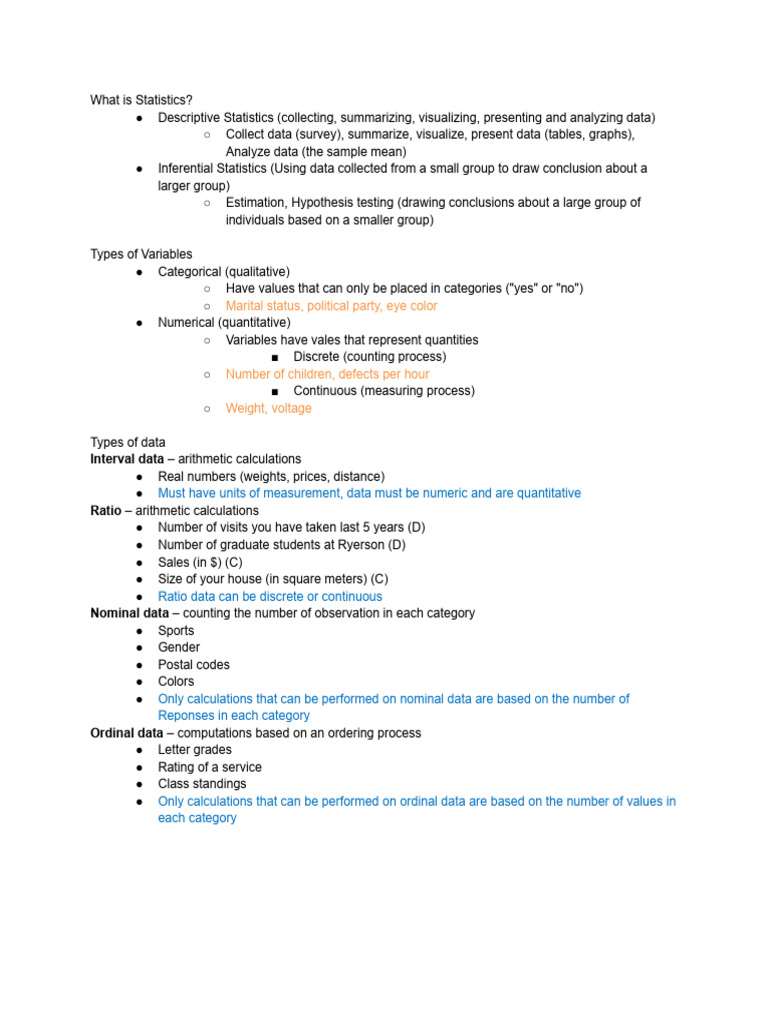 What Is Statistics | PDF