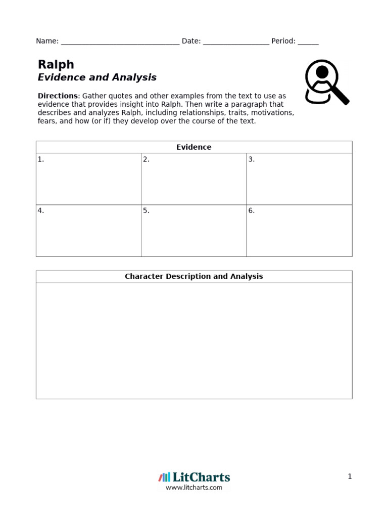 Character Analysis Guide for Literature | PDF | Chess Theory | Chess