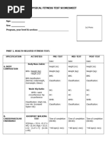 NAPFA Standards for Female Students | PDF | Physical Exercise