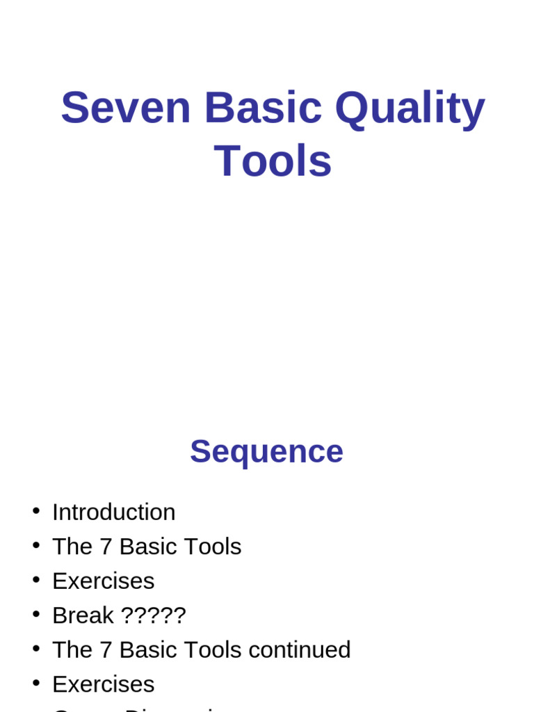 Essential Quality Tools for Problem Solving | PDF | Scatter Plot ...