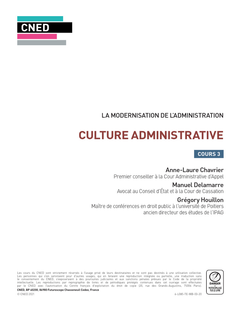 Modernisation de l'Administration Française | PDF | Directive (Union ...