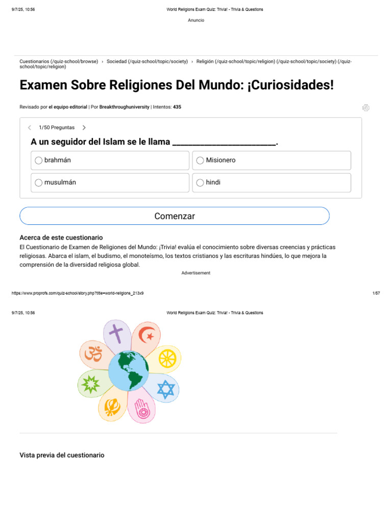 Religiones más grandes del mundo | PDF | Corán | Islam