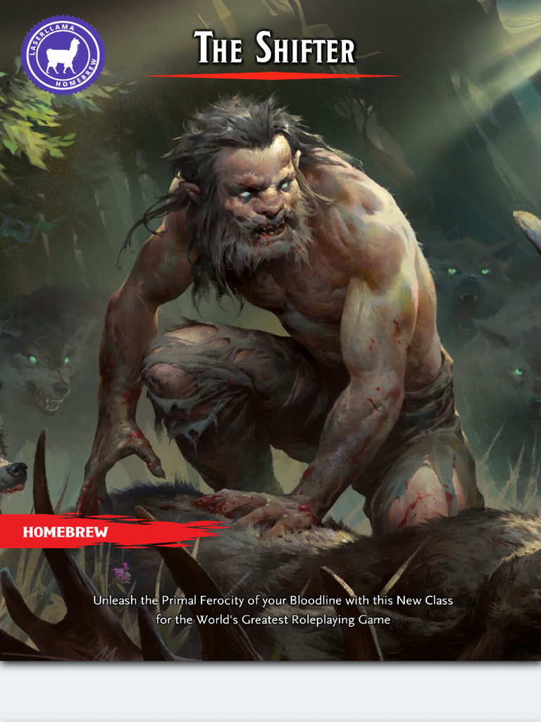 Shifter Class Guide for Roleplaying Games | PDF | Predation | Reptile