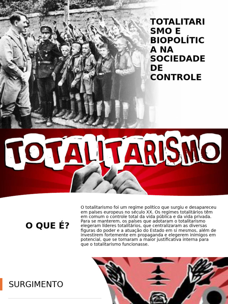Totalitarismo e Biopolítica: Controle Social | PDF | Totalitarismo ...