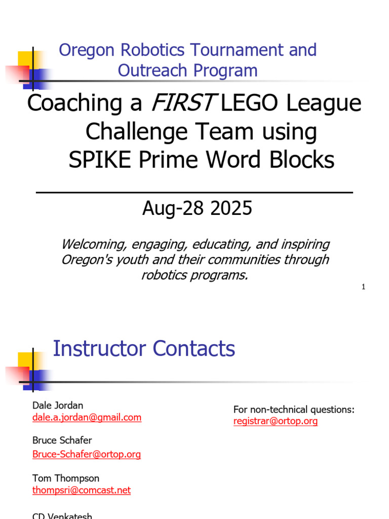 Coaching with SPIKE Prime Word Blocks | PDF | Gyroscope | Control Flow
