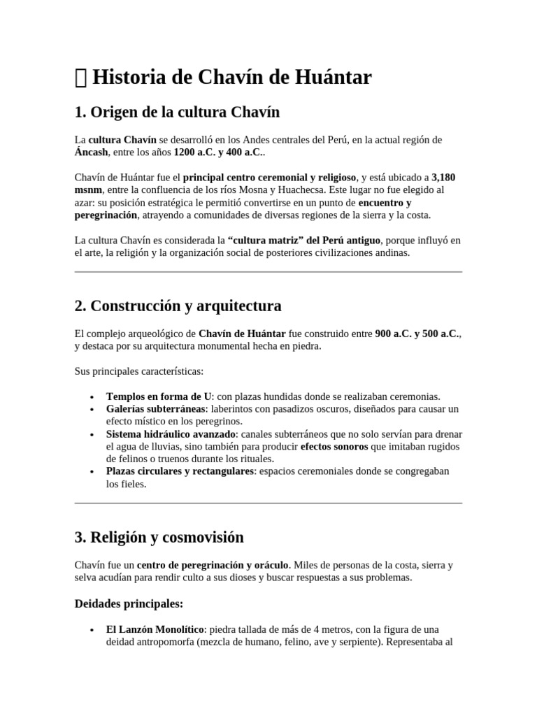 Chavin Doc03 | PDF