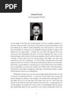 Download Autobiographical Sketch - Ahmed Zewail  by ahmadization SN9241186 doc pdf