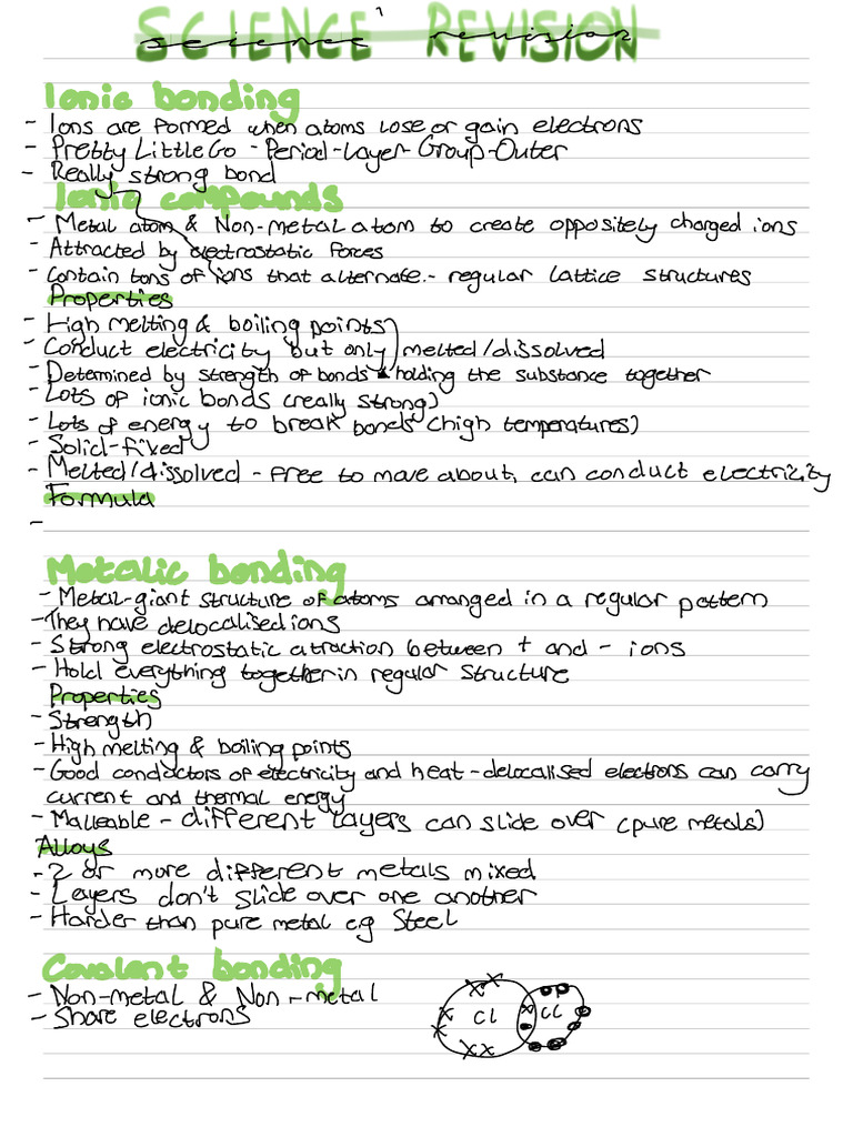 Science Revision | PDF