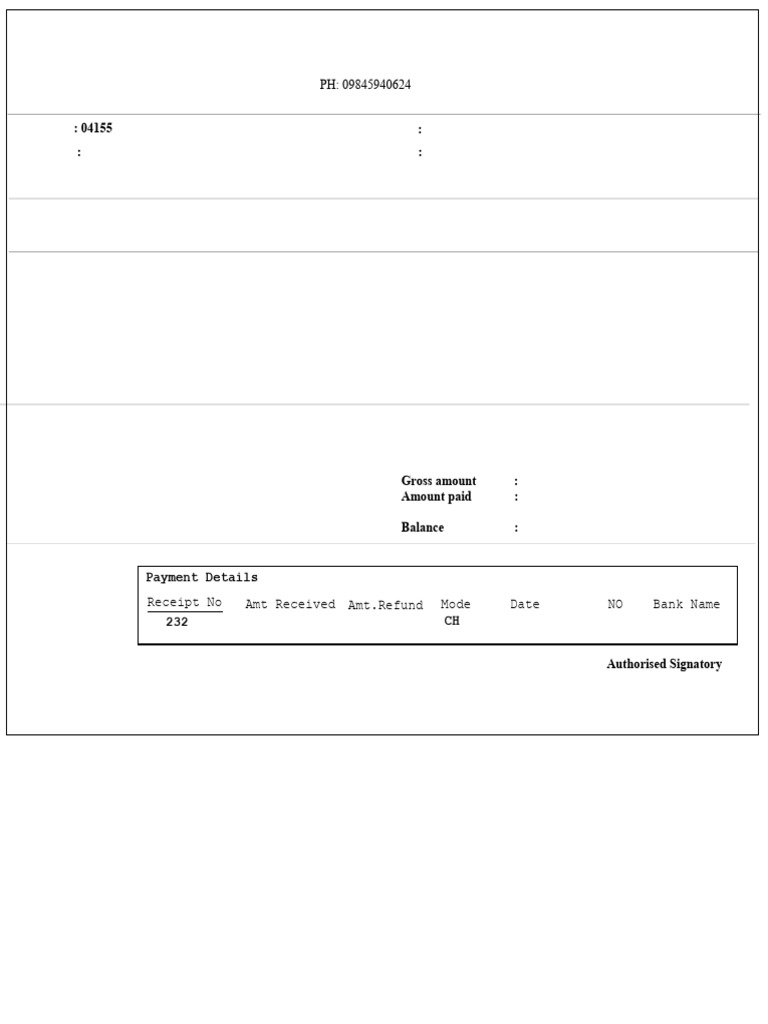 Dental Treatment Invoice - Siddhi Clinic | PDF