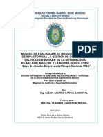 Modelo de Evaluacion de Riesgos y Analisis de Impacto para La Gestión de Continuidad Del Negocio v1.1