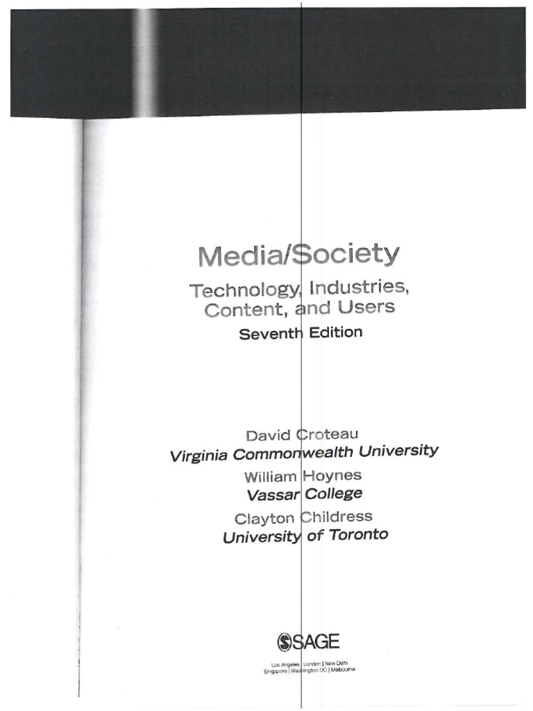 CHC, CH 1 - Media Society in A Digital World | PDF