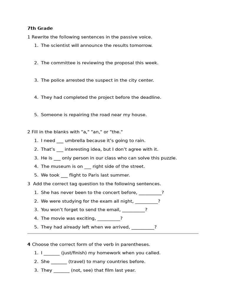Test 7 | PDF