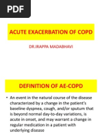 Acute Exacerbation of Copd by DR Irappa Madabhavi