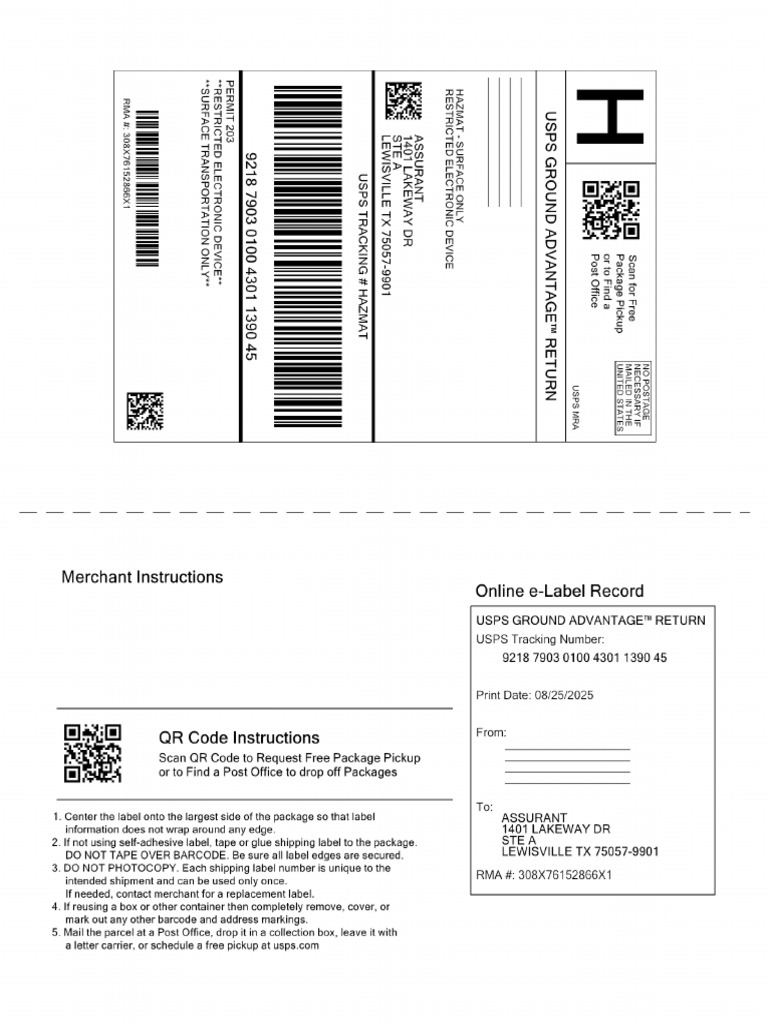 Print Label | PDF