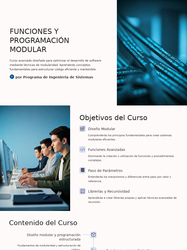 Funciones y Programacion Modular | PDF | Lenguaje de programación ...