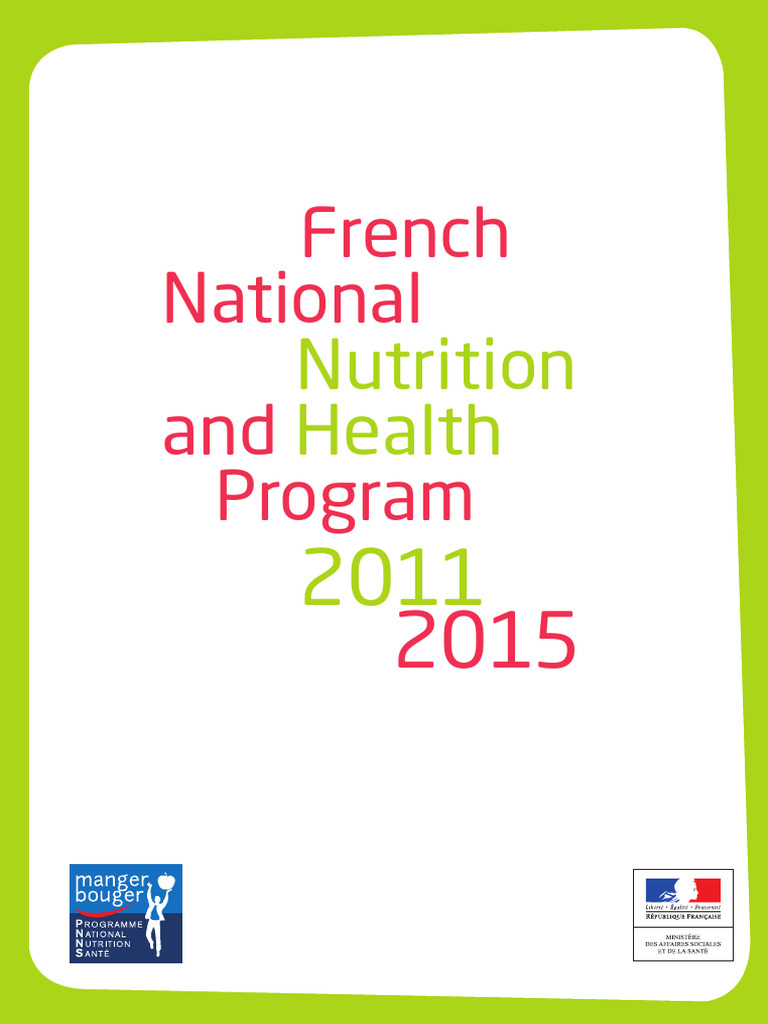 French National Nutrition Program 2011-2015 | PDF | Obesity | Public Health