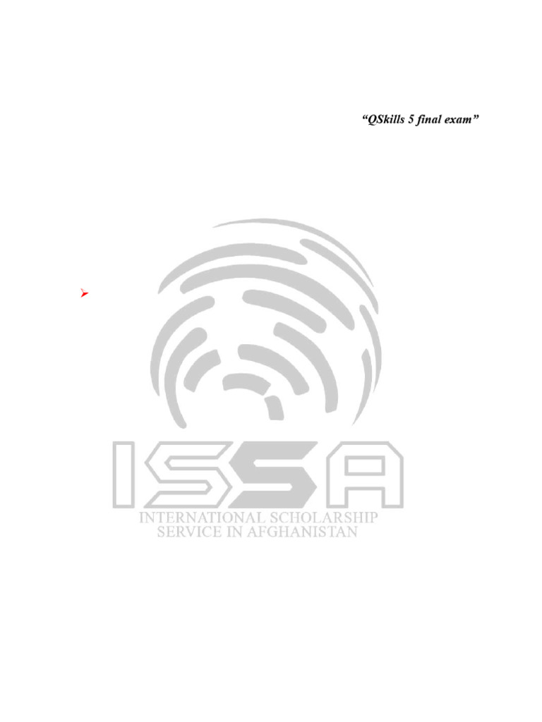Q 5 Examination Listening and Writing | PDF