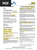 Foster Flextra Sealant 95-50 Data Sheet | PDF | Thermal Insulation ...