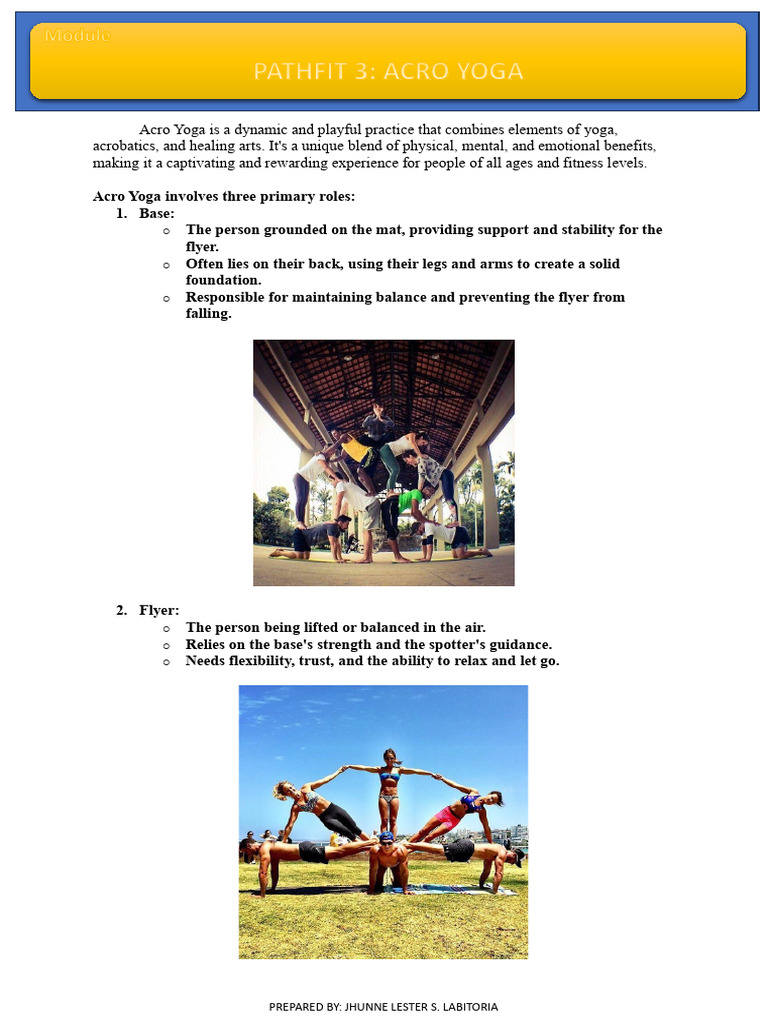 Acro Yoga: A Comprehensive Guide | PDF | Relaxation (Psychology ...