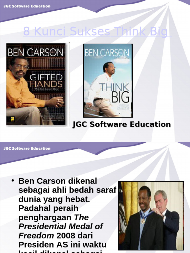 8 Kunci Sukses Think Big | PDF