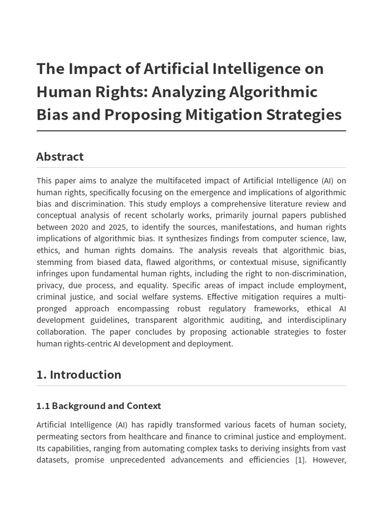 Photo inspiration: Visual Reference: The Impact Of Artificial Intelligence On Human Rights Analyzing