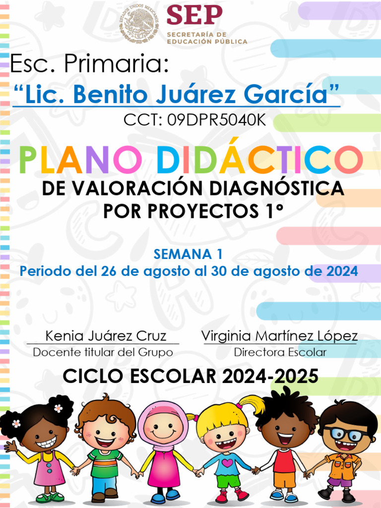 Plan Didáctico 2024-2025: Proyectos 1° | PDF | Salón de clases ...