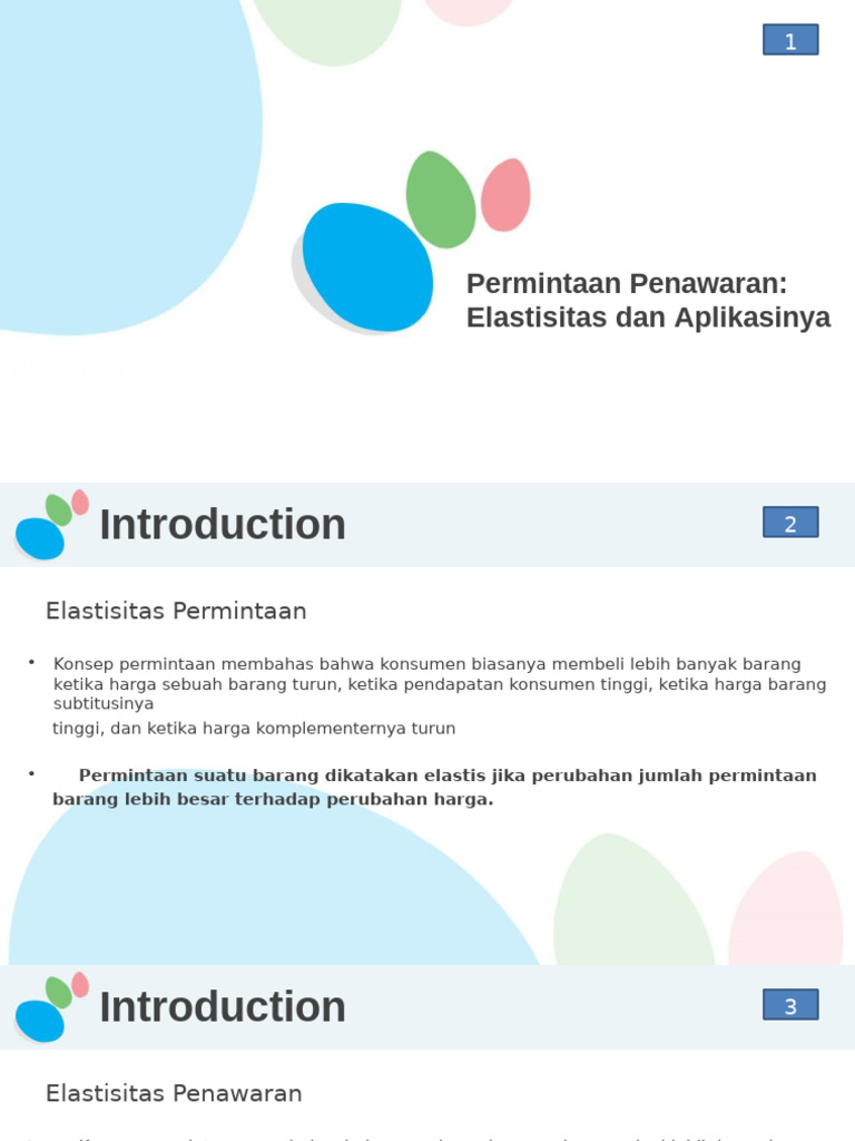 P2b. Elastisitas Penawaran Permintaan | PDF
